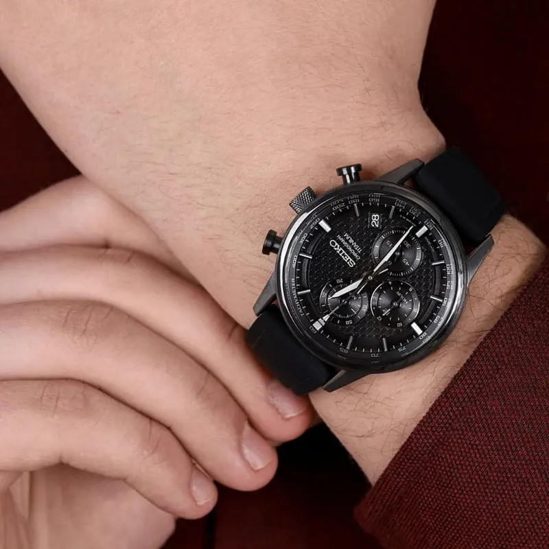 Seiko Titanium Chronograph Men's Watch Ssb393p1 2