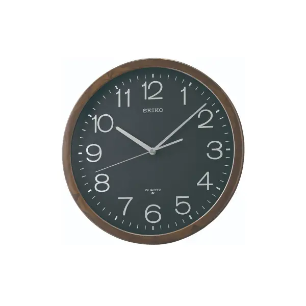 Seiko Wall Clock Brown Marble Qxa807a 1