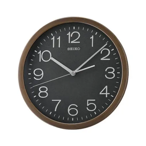 Seiko Wall Clock Brown Marble Qxa808a 1
