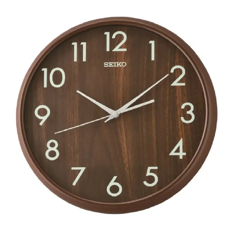 Seiko Wall Clock Brown Qxa810b 1
