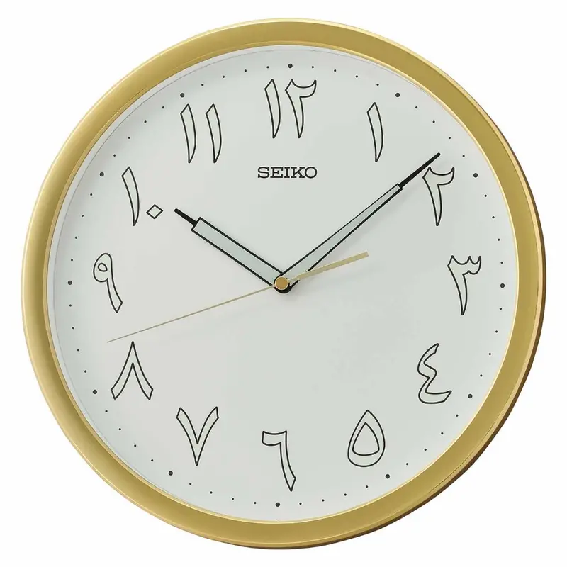 Seiko White Dial Round Wall Clock Qxa795g 1