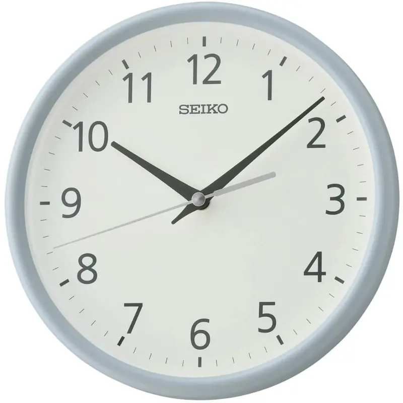 Seiko White Dial Round Wall Clock Qxa804l 1