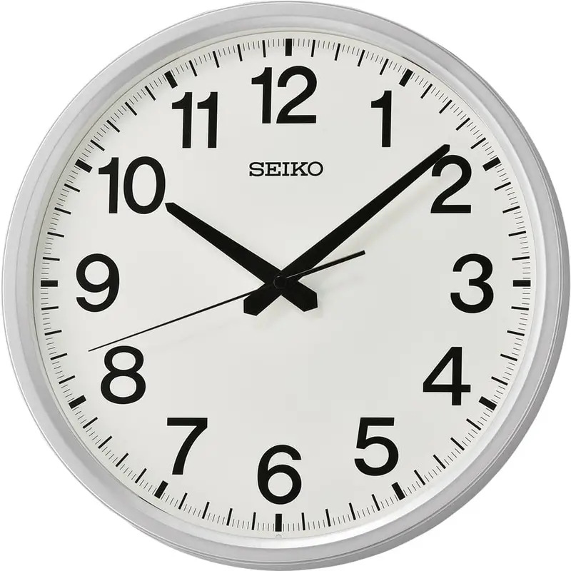 Seiko White Dial Wall Clock Qha009a 1