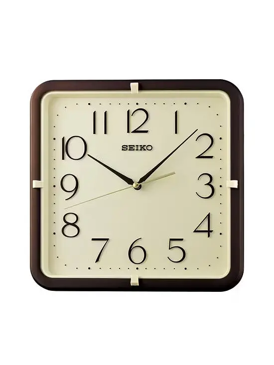 Seiko Yellow Dial Wall Clock Qxa833d 1