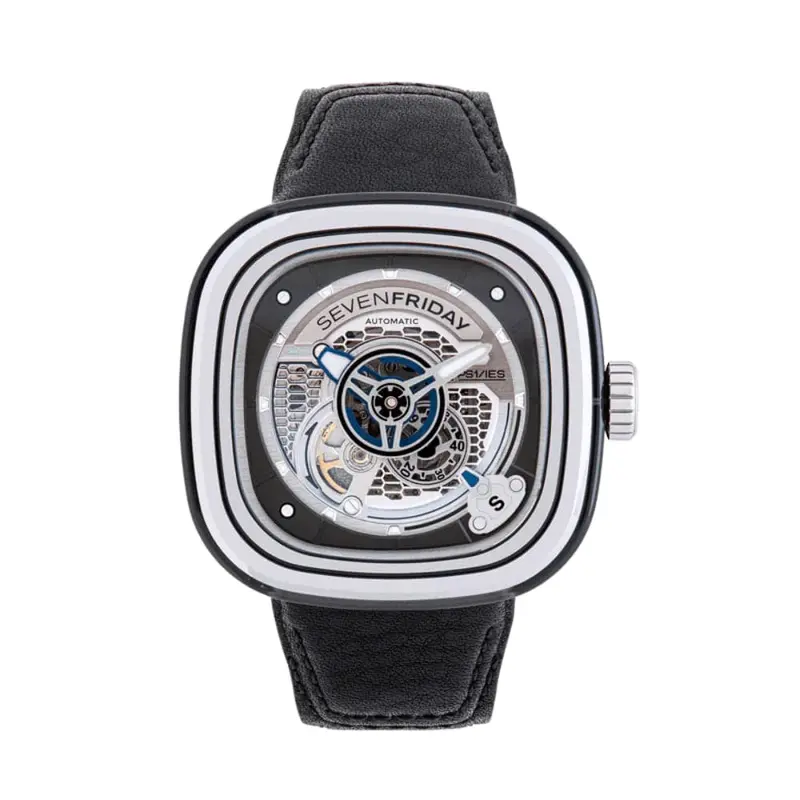 Sevenfriday Automatic Black Leather Men Watch Sf-Ps1/01 1