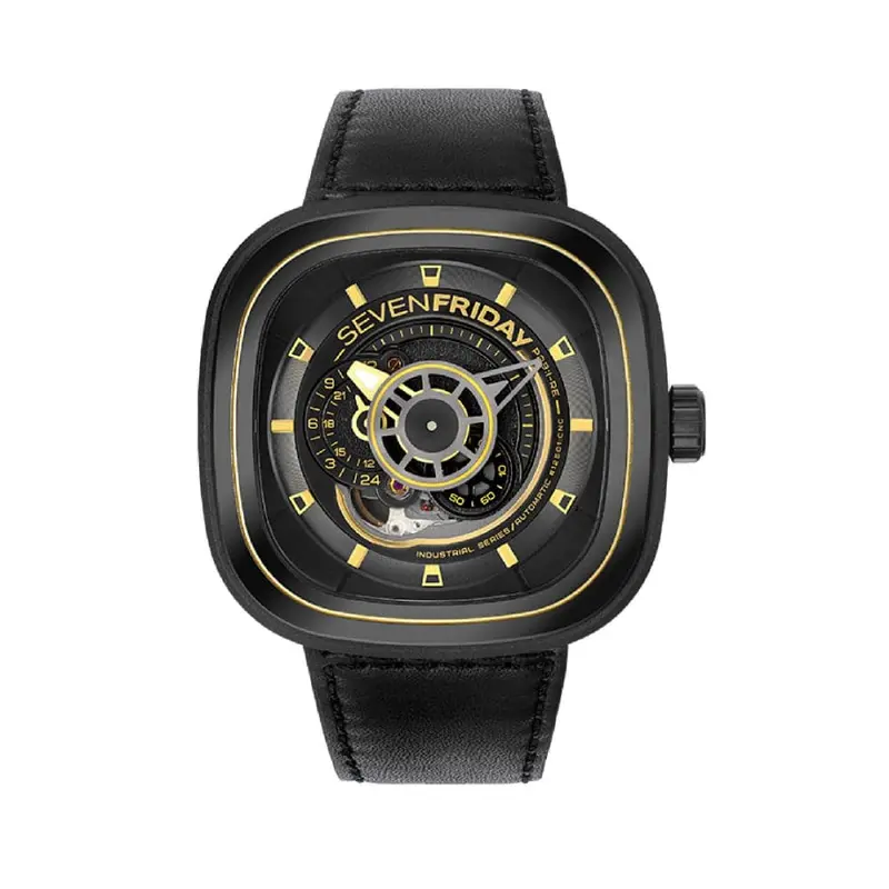 Sevenfriday Sf-P2b/02 P-Series Automatic Black Dial Men's Watch 1