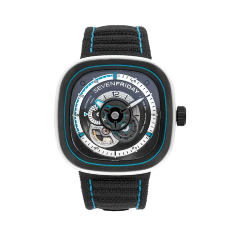 Sevenfriday Sf-P3c/08 Automatic Azure Blue Men's Watch 1