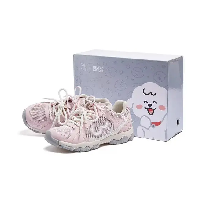 Shen Yue/Li Ke's Camel Light Cloud German Training Shoes Women's Thin-Soled Dad Shoes Mesh Breathable Sports Shoes 1