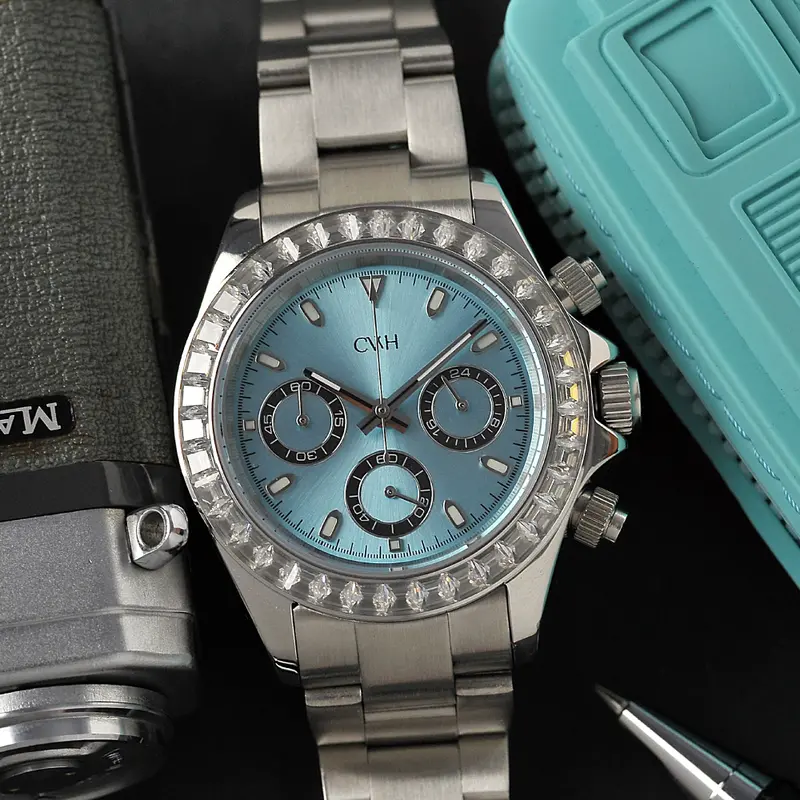Silver Wave - Cwh Special Custom Collective Silver Stainless Steel Strap Women Watch Ch-Mod-M39 1