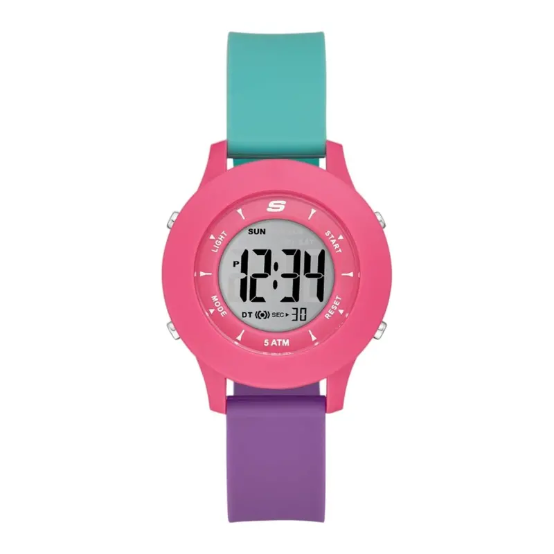 Skechers Rosencrans Quartz Digital Pink Watch Sr6292 1