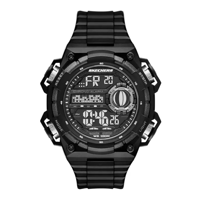 Skechers Sturgess Digital All Black Watch Sr1169 1