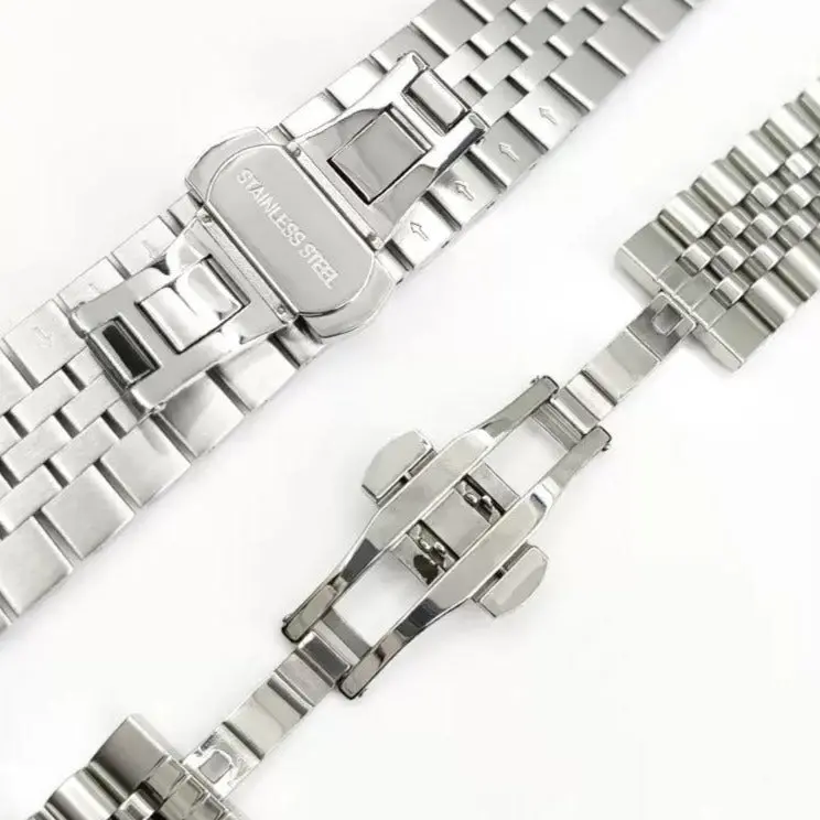 Stainless Steel Watch Bracelet: Butterfly Clasp 1