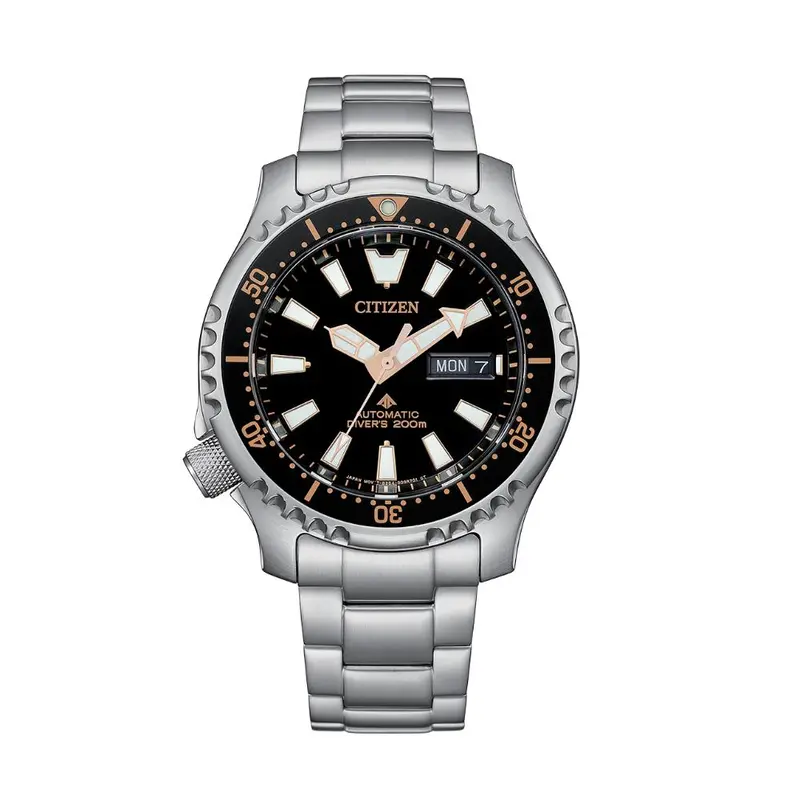 (Super Sale) Citizen Promaster Automatic Black Dial Stainless Steel Men's Watch Ny0160-66E 1