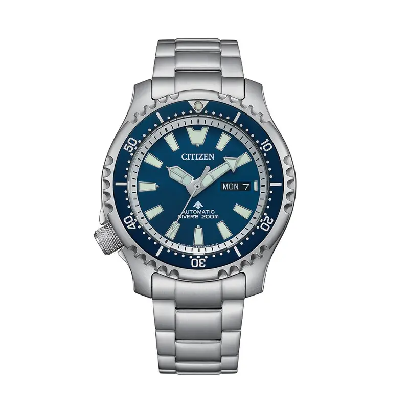 (Super Sale) Citizen Promaster Automatic Blue Dial Stainless Steel Men's Watch Ny0161-63L 1