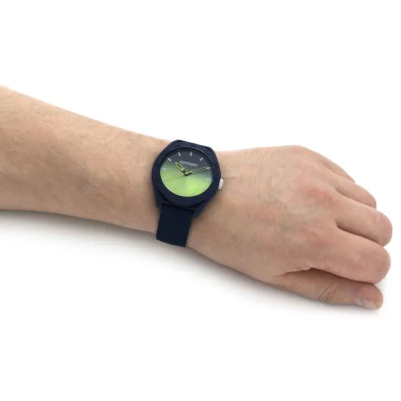 Superdry Syg321un Blue Resin Strap Unisex's Watch 2