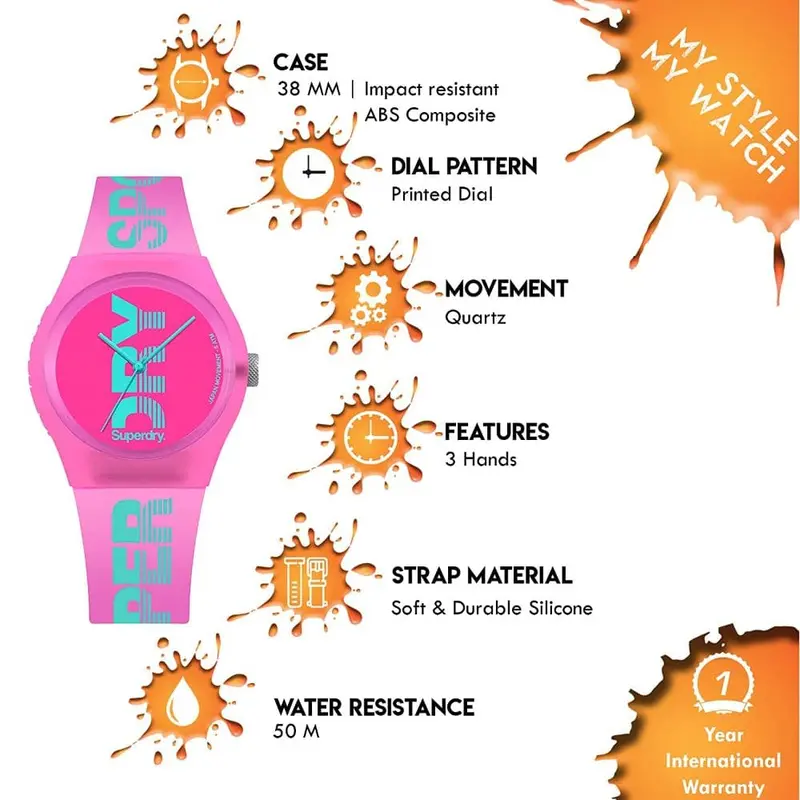 Superdry Syl189pn Women's Watch 2