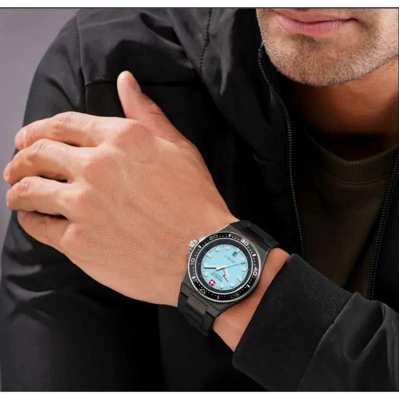 Swiss Military Hanowa Ocean Pioneer Rubber Strap Men Watch Smwgn0001186 2