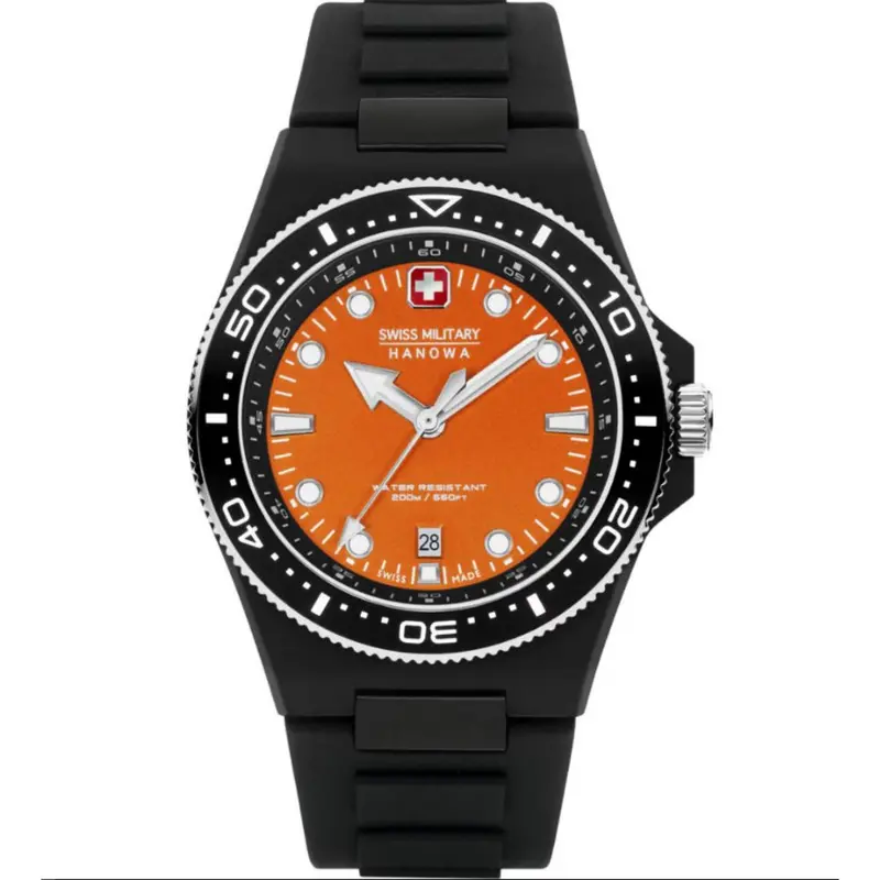 Swiss Military Hanowa Ocean Pioneer Rubber Strap Men Watch Smwgn0001187 1