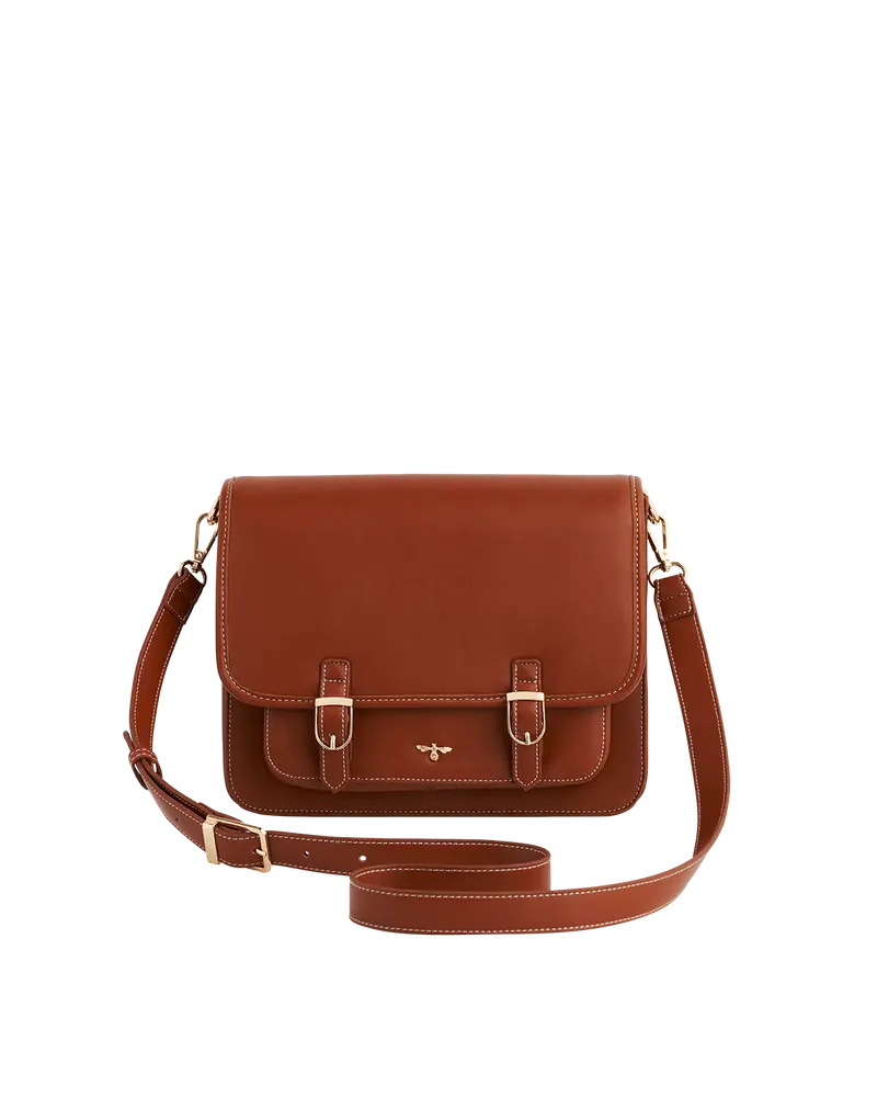 Tan Classic Satchel 1