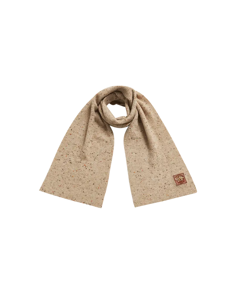 Taupe Knitted Scarf 1