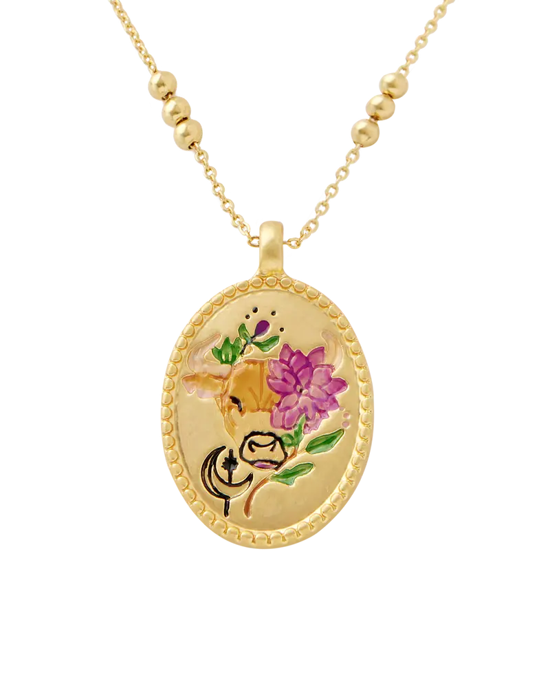 Taurus Zodiac Necklace 1