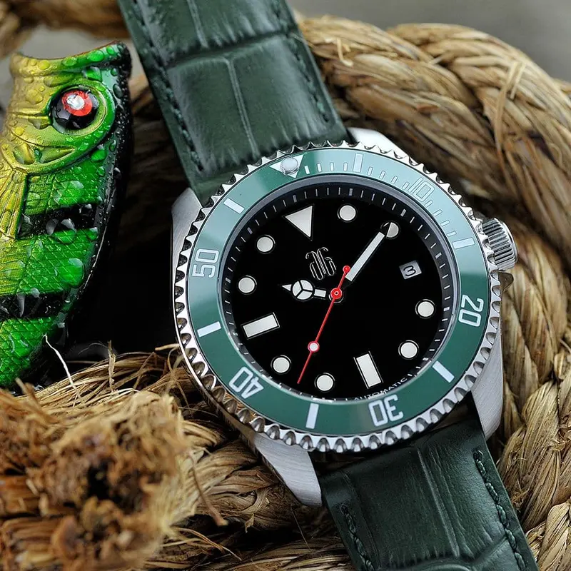 The Green Lantern 2.0 - Ag Collective Special Custom Watch G 9040 Sbk-Bk-M2 1
