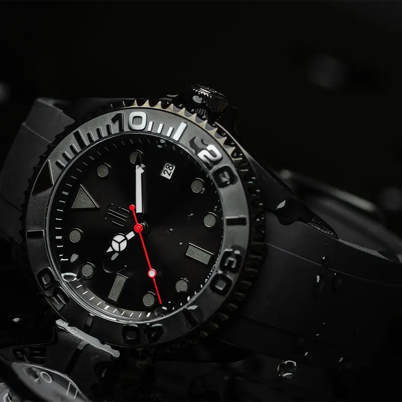 The Stealth Ag Collective G 9040 Bkym-Bk Black Strap Men Watch 1