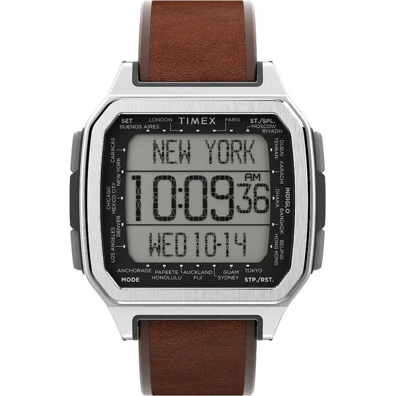 Timex Command Tw2u92300 Brown Leather Men's Watch 1