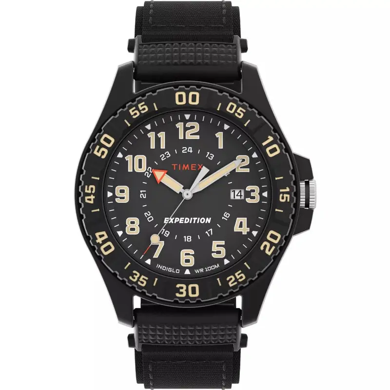 Timex Expedition Black Dial Fabric Strap Men Watch Tw4b26300 1