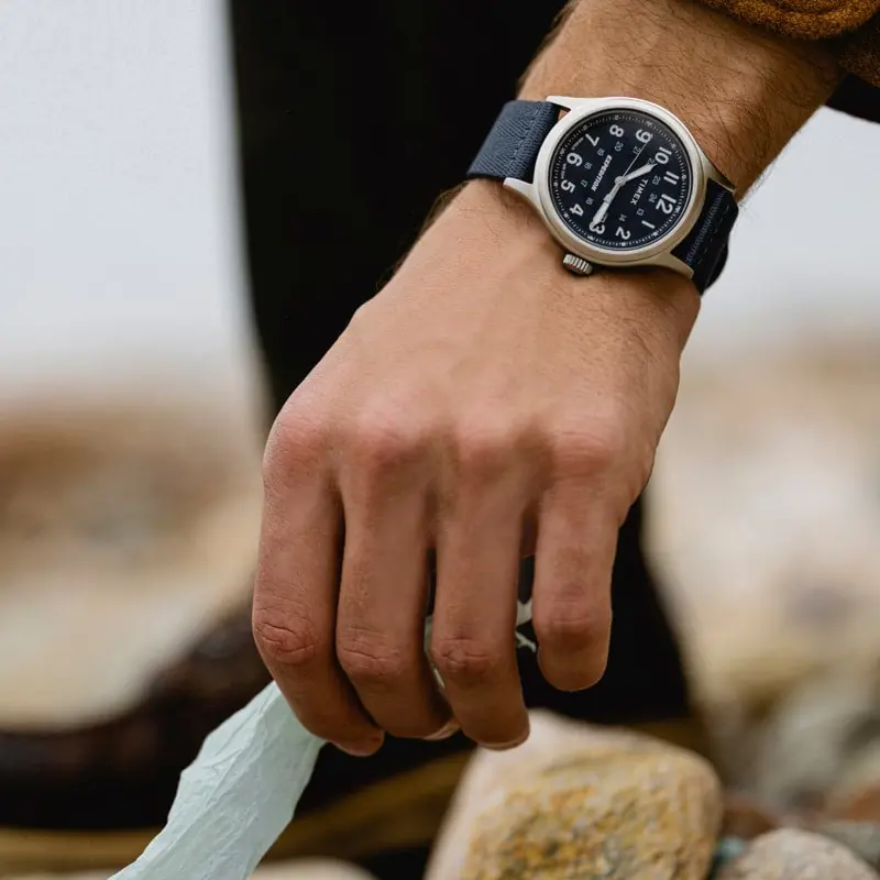 Timex Expedition Blue Dial & Fabric Strap Men Watch Tw2v65600 2