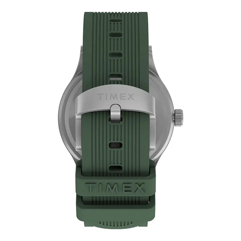Timex Expedition Date 40Mm Green Rubber Strap Watch Tw4b30100 2