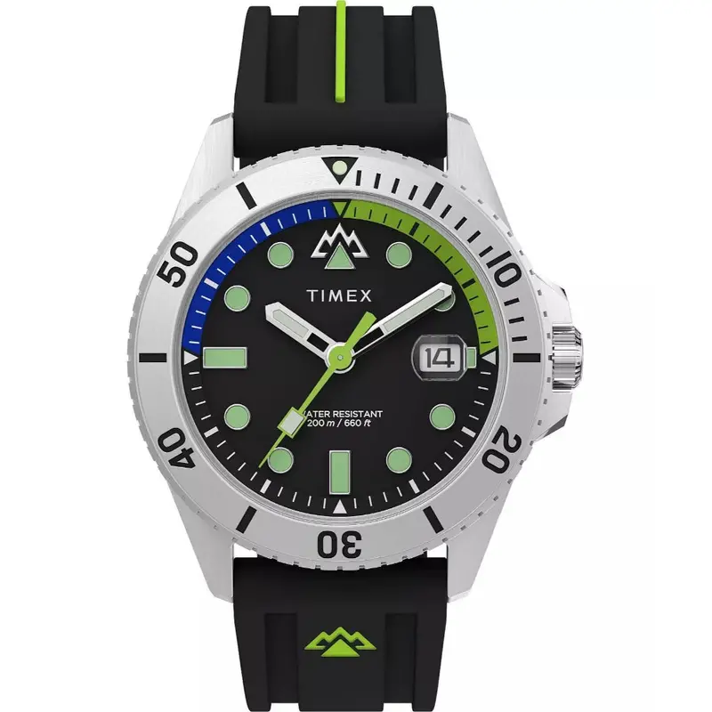 Timex Expedition North Anchorage Black Silicone Strap Watch Tw2w41700 1