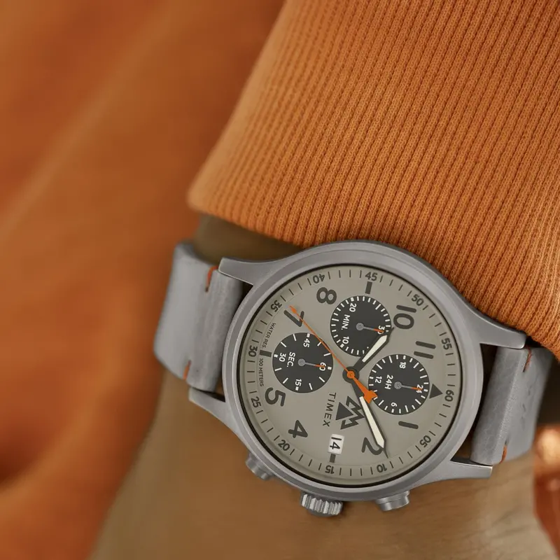 Timex Expedition North® Sierra Chronograph Gray Strap Watch Tw2w16500 2