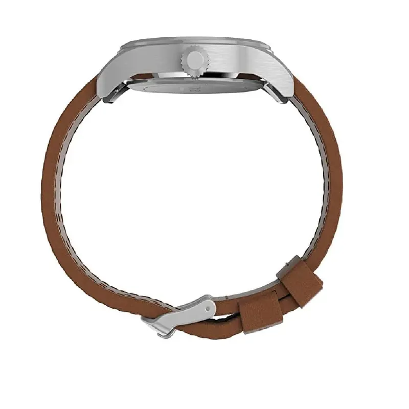 Timex Expedition Scout X Peanuts 40Mm Leather Strap Unisex Watch Tw4b25000 2