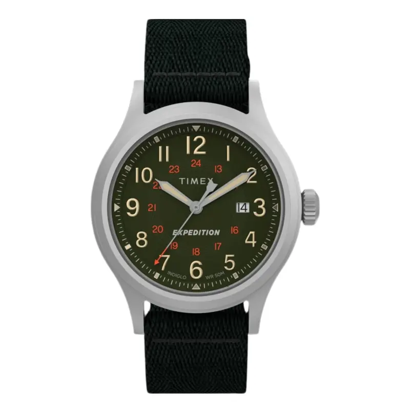 Timex Expedition Sierra Recycled Materials Fabric Strap Watch Tw2v65700 1