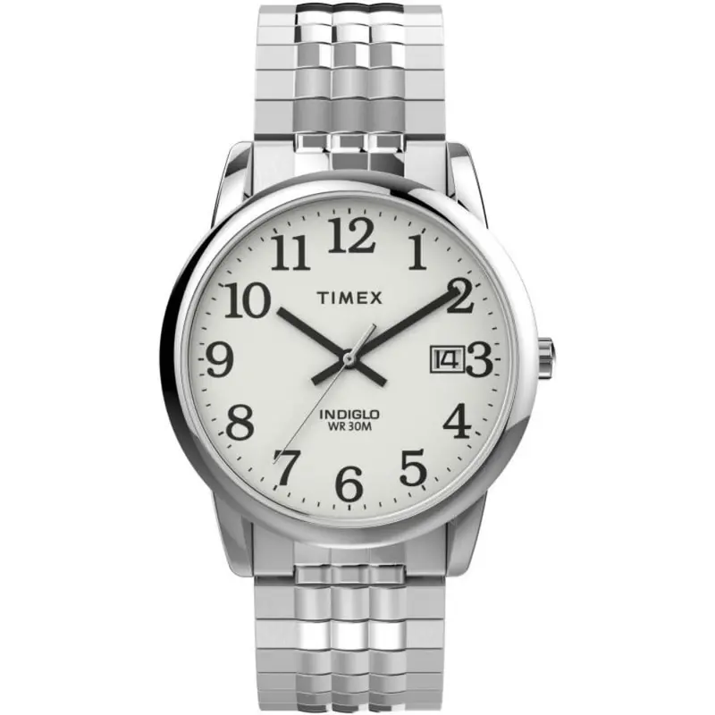 Timex Indiglo Tw2v05400 Stainless Steel Men's Watch 1