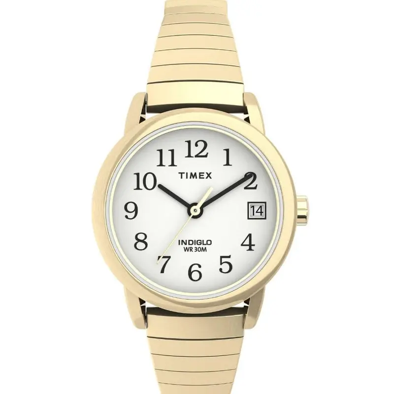 Timex Indiglo Twg025300 Gold Stainless Steel Women's Watch 1