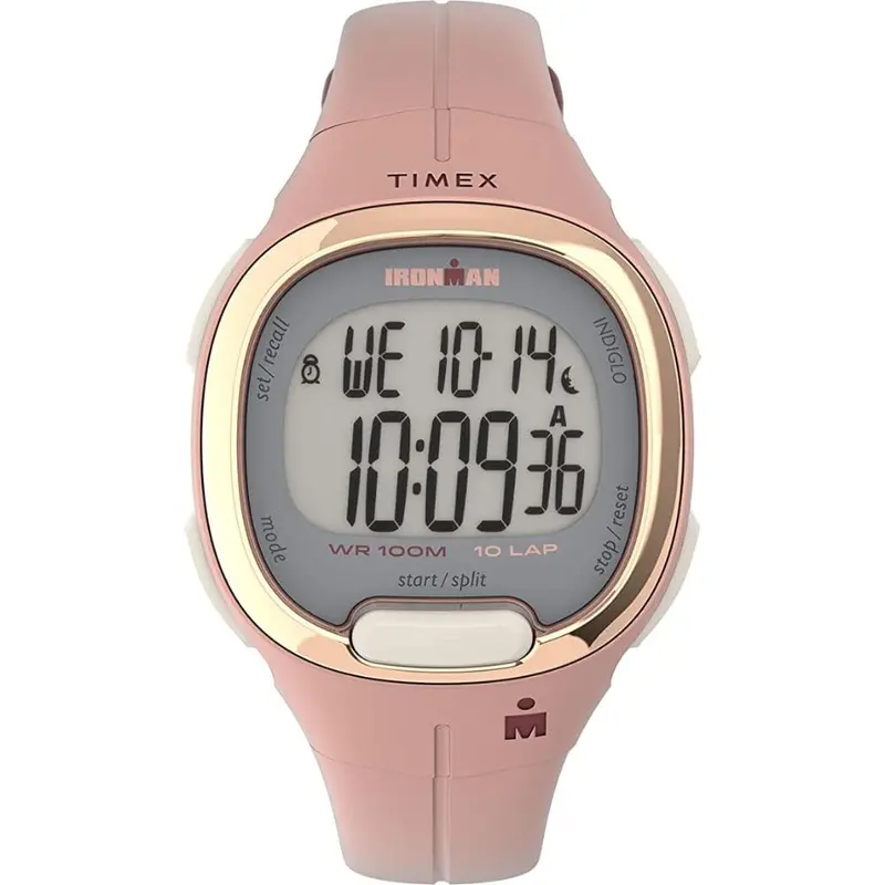 Timex Ironman Tw5m35000 Pink Resin Strap Women's Watch 1