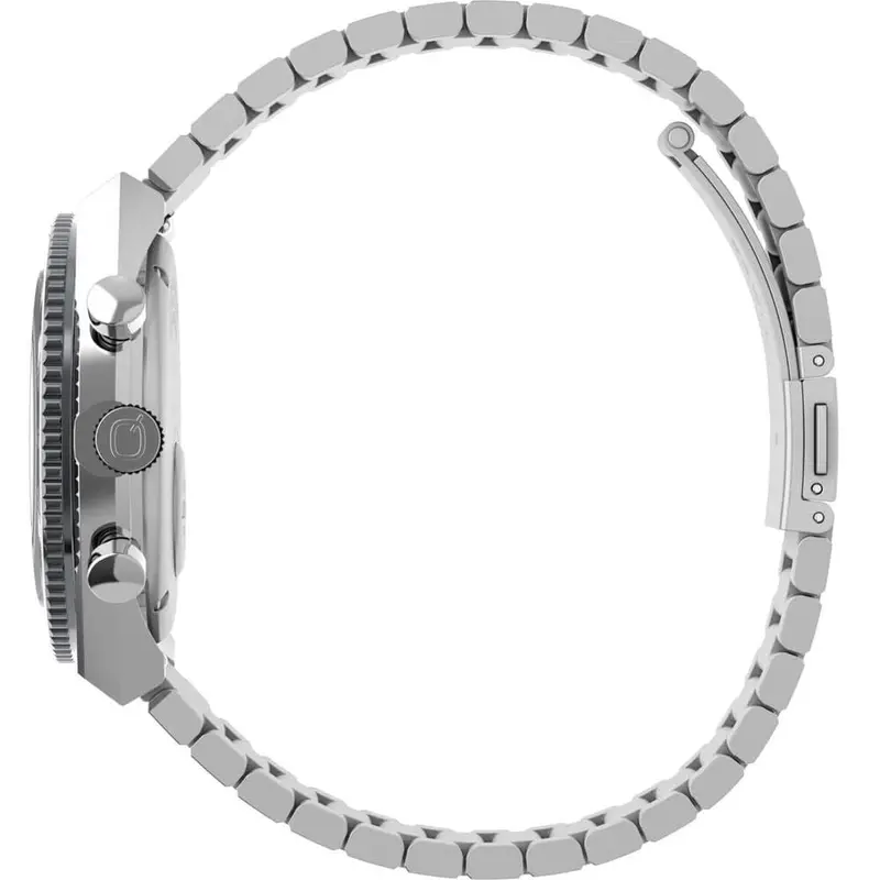 Timex Q Gmt Chronograph 40Mm Stainless Steel Bracelet Men's Watch Tw2v69900 2