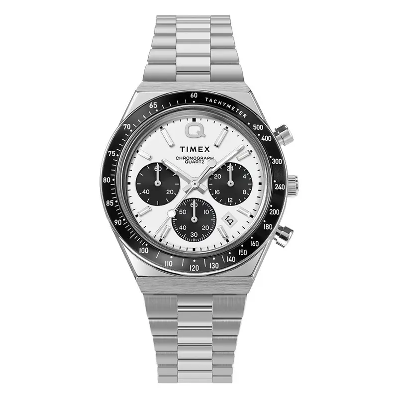 Timex Q Timex® Chronograph Steel Band Watch Tw2w53300 1