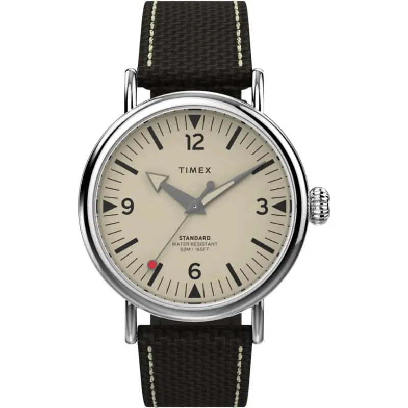 Timex Standard Black Fabric Strap Men Watch Tw2v44100 1
