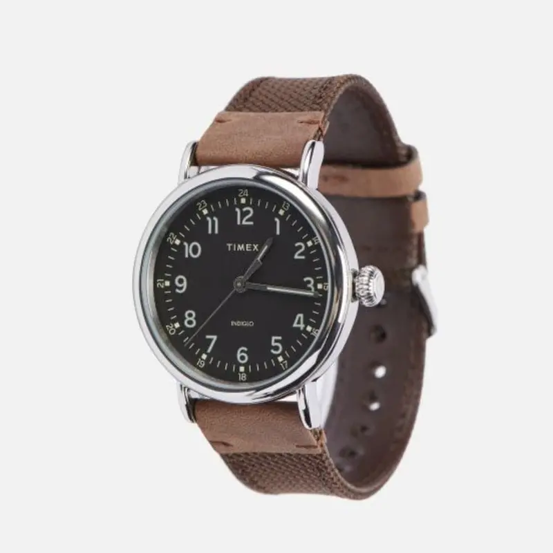 Timex Standard Tw2u89600 Black Dial Fabric Strap Men's Watch 2