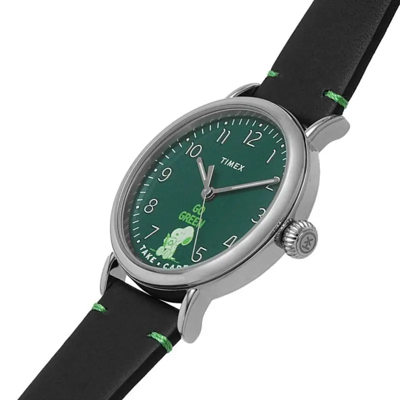 Timex Standard Tw2v32700 Black Leather Men Watch 2