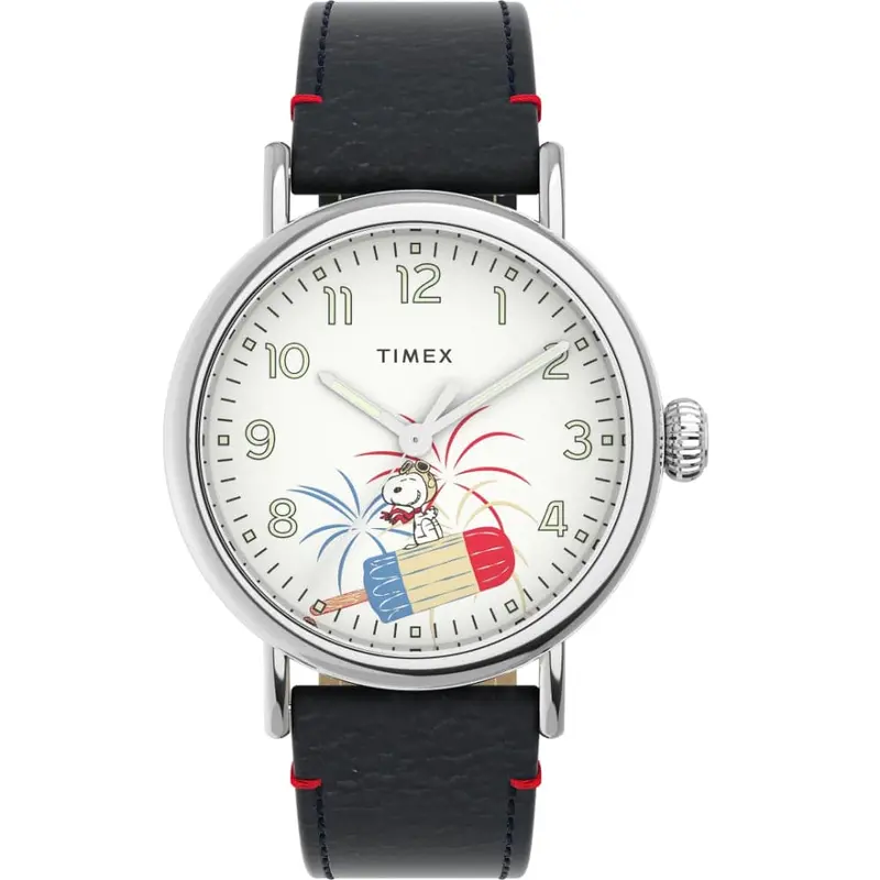 Timex Standard X Peanuts Featuring Snoopy Fireworks Men Watch Tw2v60500 1