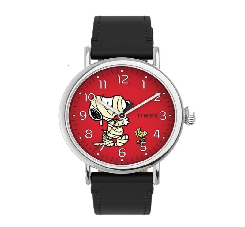Timex Standard X Peanuts Featuring Snoopy Halloween Unisex Watch Tw2u86000 1