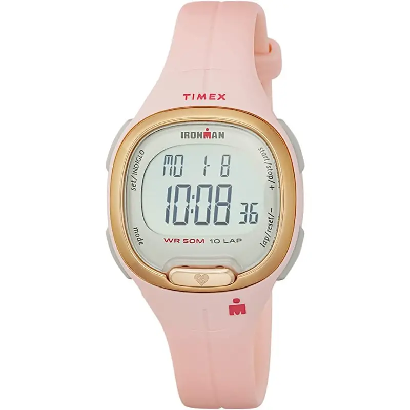 Timex Transparent Dial And Pink Nylon Strap Women Watch Tw5m48100 2