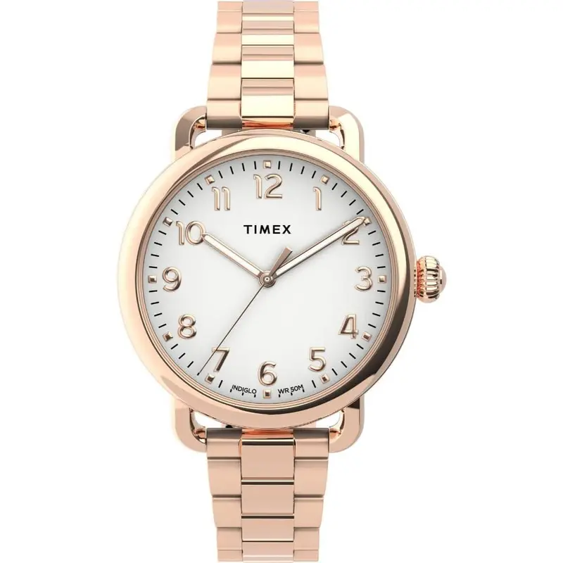 Timex Tw2u14000 Rose Gold Stainless Steel Women's Watch 1