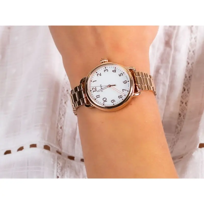 Timex Tw2u14000 Rose Gold Stainless Steel Women's Watch 2