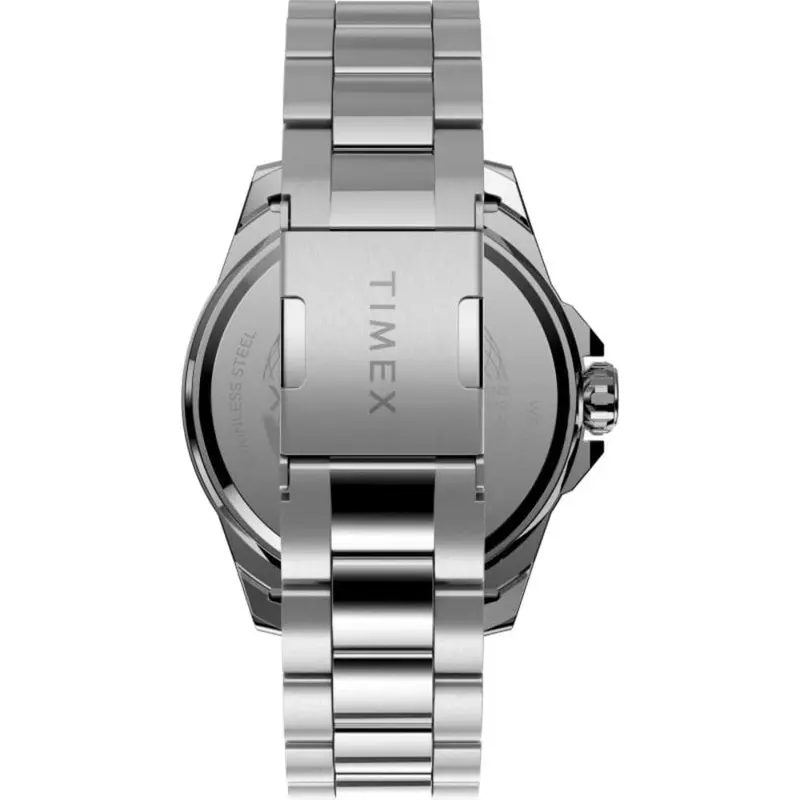 Timex Tw2u14700 Black Dial Stainless Steel Men's Watch 2