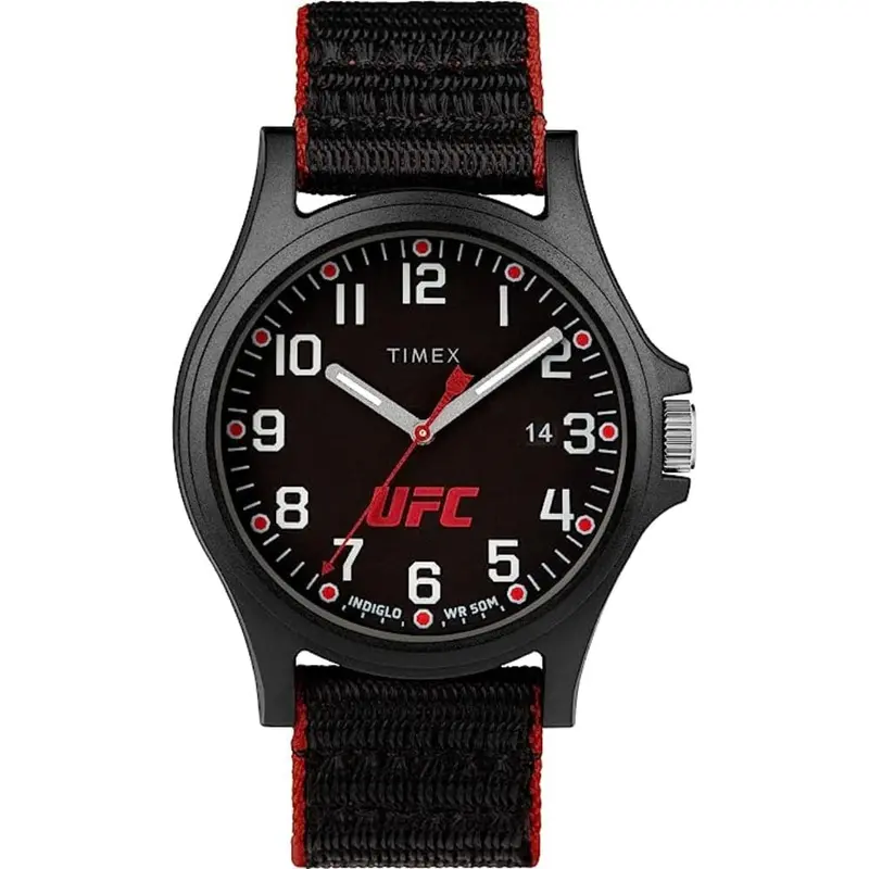 Timex Ufc Black Dial & Fabric Strap Men Watch Tw2v55000 1